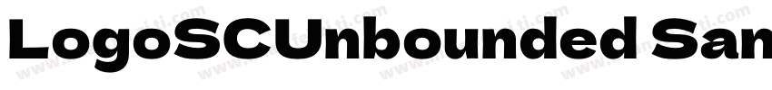 LogoSCUnbounded Sans Reaular字体转换